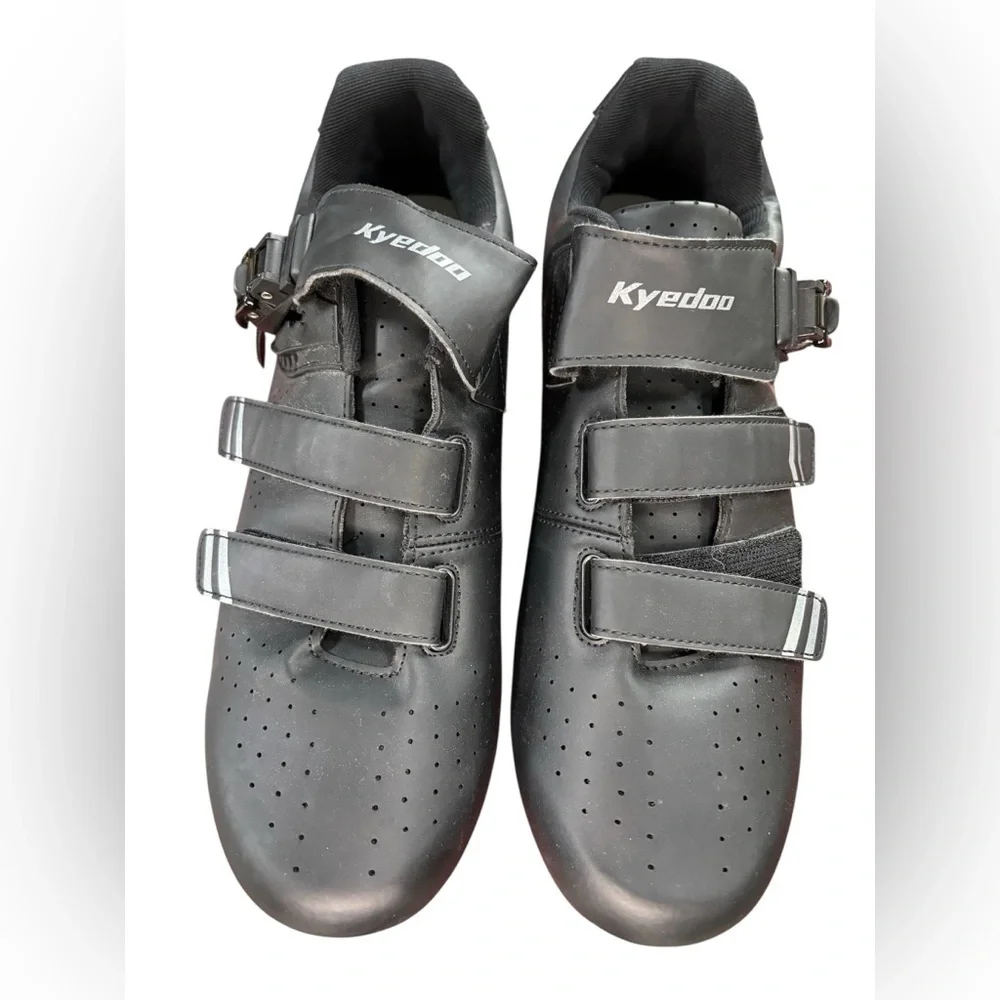 NWOT KYEDOO Men's Cycling Black Athletic Shoes, Size 12 - Picture 5 of 12